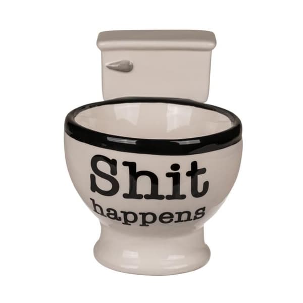 Mugg - Prylar och presenter - Toalett - 400 ml - Keramik - Tål inte diskmaskin