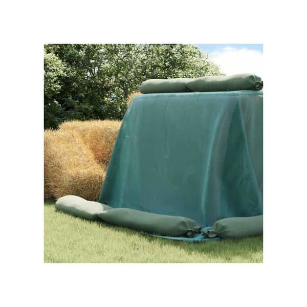Siloöverdrag - vidaXL - 10x5 m - Grön - Högdensitetspolyeten - UV-resistent - Rivsäkert - Modulärt