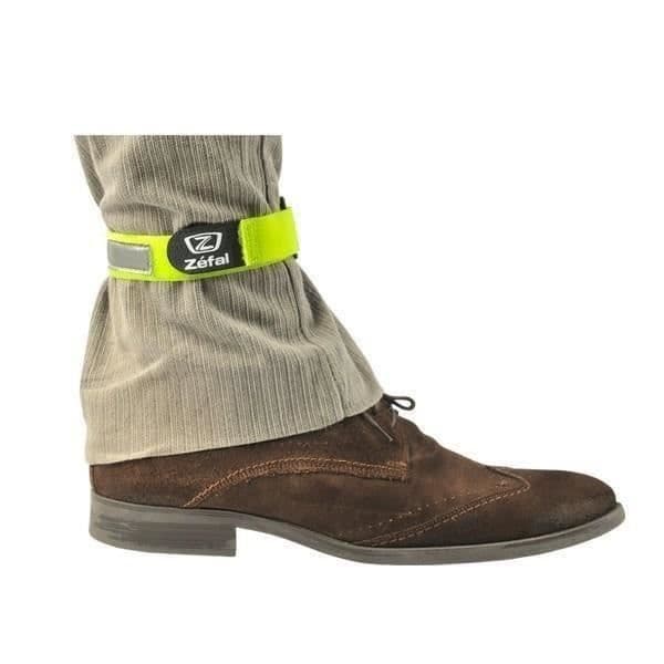 ZEFAL Trouser Cincher - Fluorescerande gul - Reflexrand - Längd 38 cm