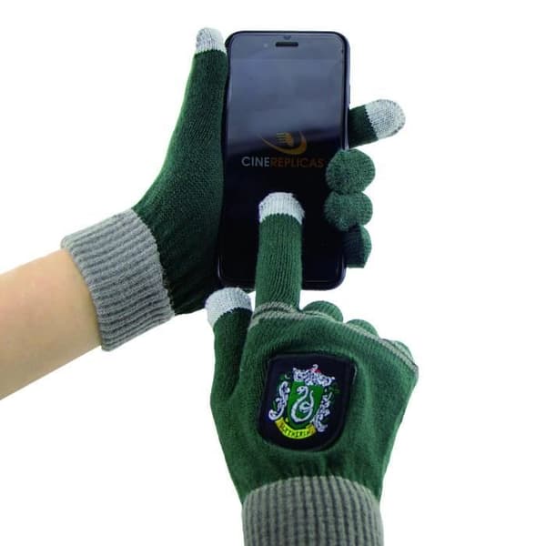 Set Barn - Harry Potter - Slytherin - Touchhandskar - Mössa - One Size