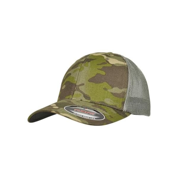 Trucker Flexfit Mesh Tropical MultiCam® - One Size - Röd