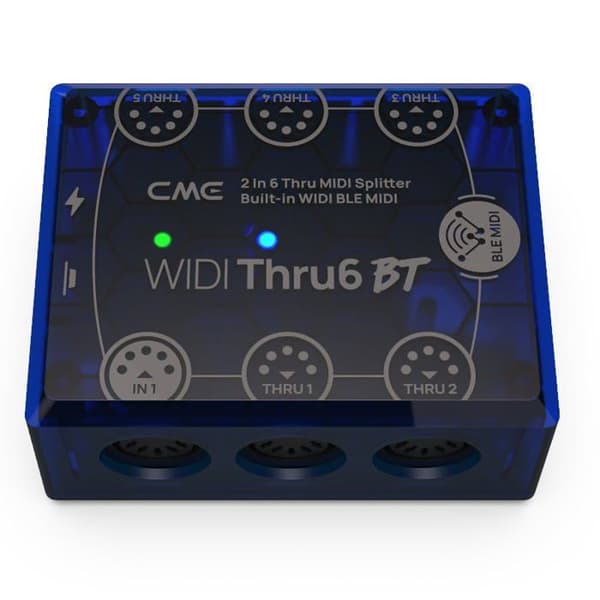 CME WIDI Thru6 BT-gränssnitt MIDI