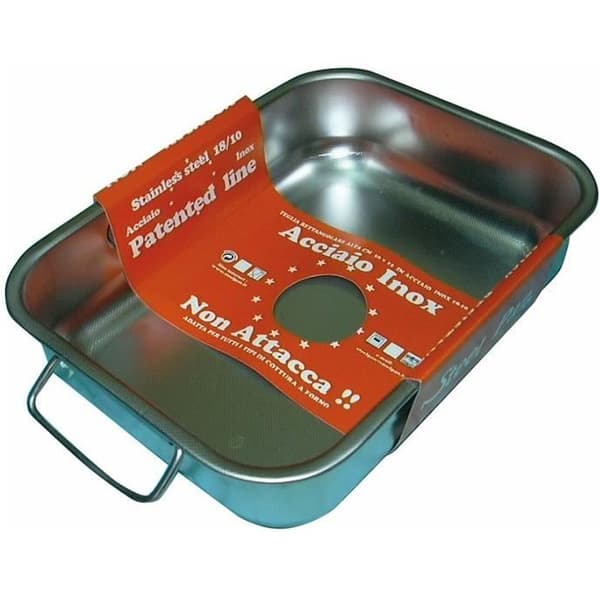 STÅLPANNA Hög ugnsform - Rostfritt stål - 30 x 22 cm