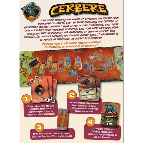Cerbere Semi Cooperative Board Game