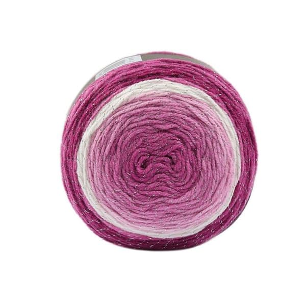 Stickgarn Wollbiene Cupcake Glitter - glittrande akrylgarn i rosa