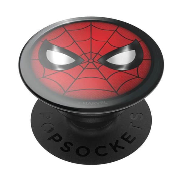 Telefonstöd PopSockets - PopGrip - Marvel Spider-Man ikon (Glänsande)