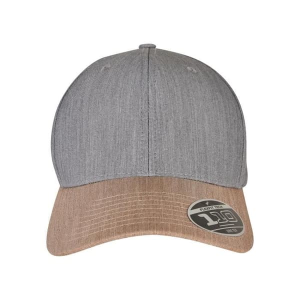 Flexfit 110 Melange Mix Cap - grå/khaki grön - TU