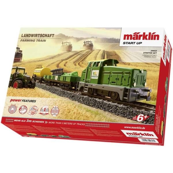 Startset H0 - MÄRKLIN START UP - 29653 - Manöverlok - 2 vagnar - Blandad