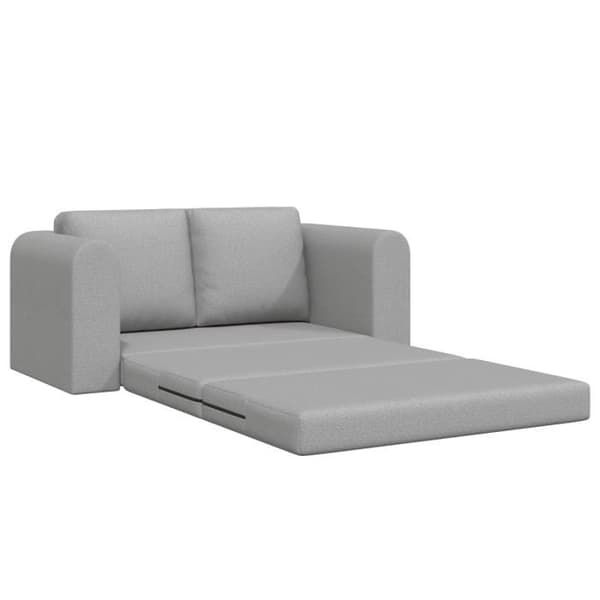 Soffa Säng 2 i 1 Grå Moln 148x71x83 cm Tyg