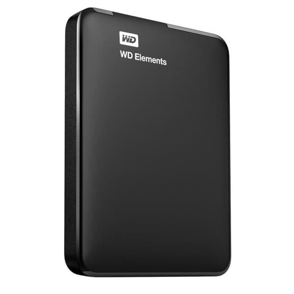 Extern Hårddisk - WESTERN DIGITAL - Elements - 1,5To - 2,5" - Svart - Garanti 6 månader