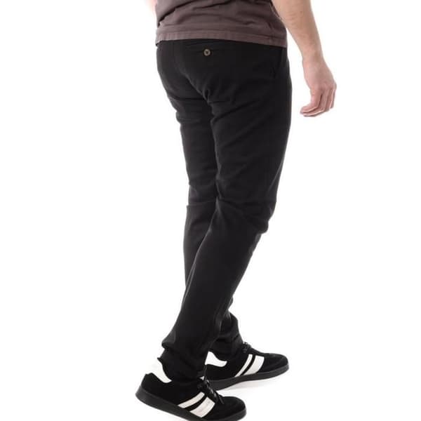 Svart Chino Byxa Herr Paname Brothers Costa