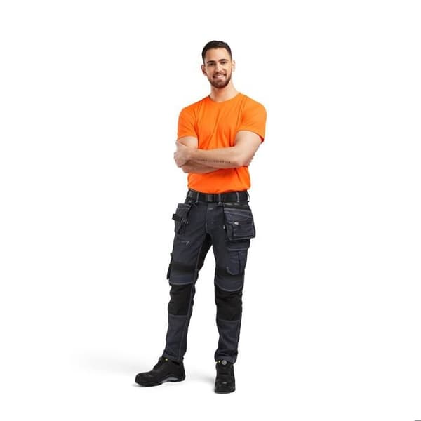 T-shirt med hög synlighet V-hals Blaklader