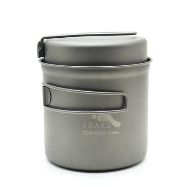 Toaks Titanium 1100ml Pan - Multifunktionellt lock
