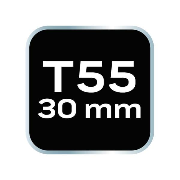 TORX-huvud - NEO TOOLS - T55 - 30 mm - Legerat stål S2 - 2-pack