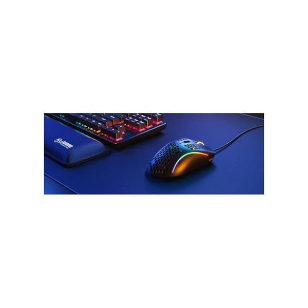 Gamingmus - Glorious - Modell D - Trådad - 12000 dpi - 6 knappar - Matt svart