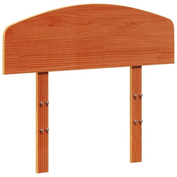 vidaXL Sänggavel, Sängpanel med Träram, Sängaccessoar, Möbel för Sovrum Hem, Brun Vax 842517