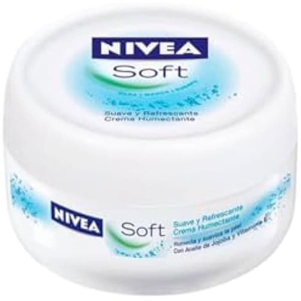 Fuktighetskräm - NIVEA - SOFT - 375 ML - Vit - Blandad