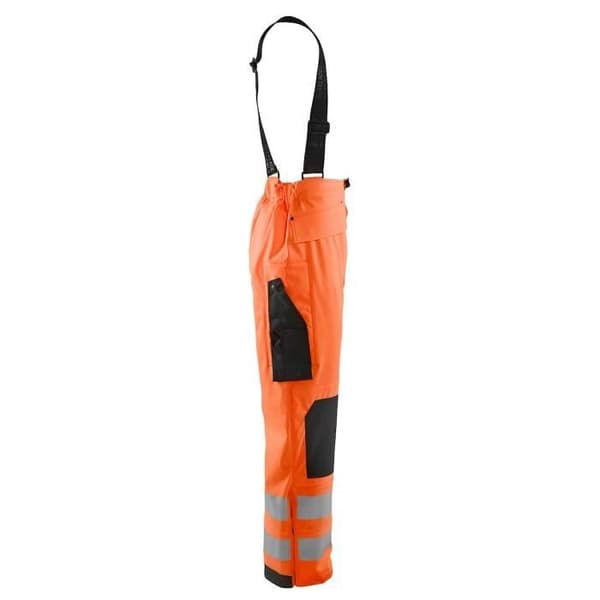 Högsynlighets regnbyxor - BLAKLADER - Nivå 3 - Fluorescerande orange - Herr