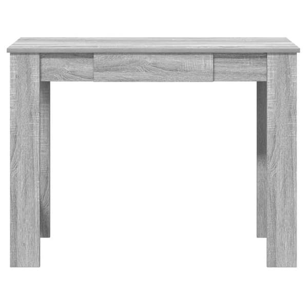 Skrivbord - Sonoma grå - 100x45x75 cm - Ingenjörsträ - Lätt montering