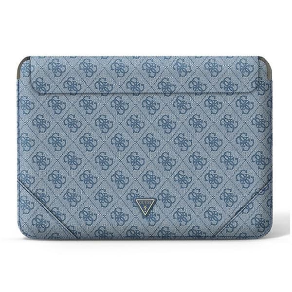 Guess 4G Uptown Triangle logotypfodral - 16" Laptopfodral (blå)