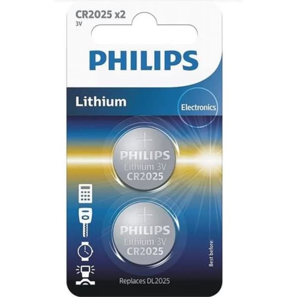 PHILIPS CR2025 x2