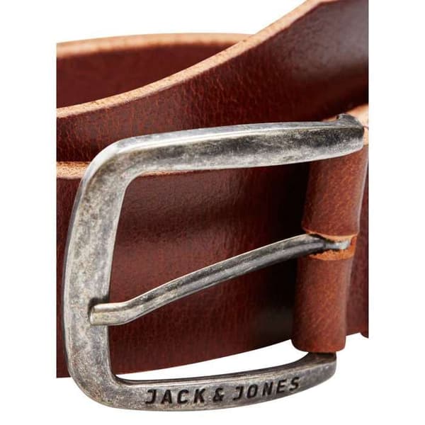 Jack and Jones läderbälte Mörkbrunt 12111286