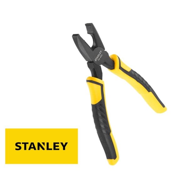 STANLEY universaltång - 180mm - Smidd kolstål - Gul