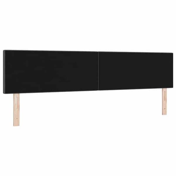 vidaXL Huvudgavel Mörkgrå 200 cm Sammetstyg 42007066