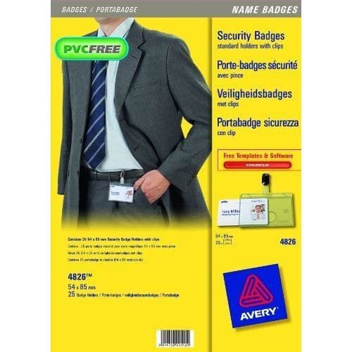 Avery 4826 25 märkeshållare för 1 mag…