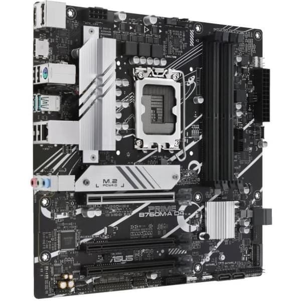 Moderkort - ASUS - PRIME B760M-A D4-CSM - Intel B760 LGA 1700 micro ATX