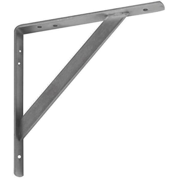 AFBAT Konsol förstärkt - 200 x 200 - 25 x 4 mm - Vitförzinkad