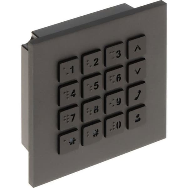 Dahua VTO4202FB-MK — Klavermodul för videointercom, kompakt svart