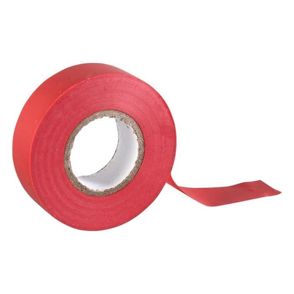 Elastisk tejp - Gocableties - GCTPVC2019RED - PVC - 20 meter - Brandresistent