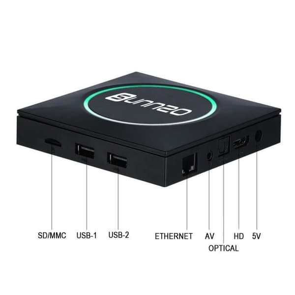 SUNNZO Smart TV Box för Android 5.0 Amlog