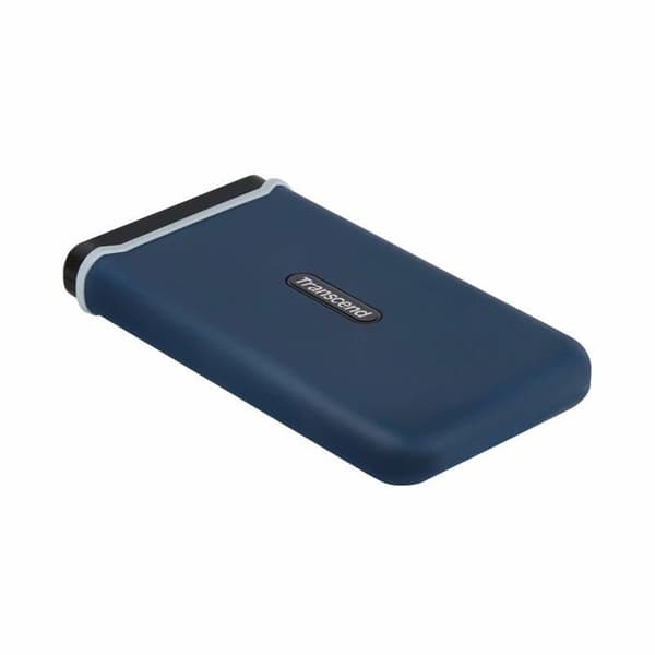 TRANSCEND ESD370C Extern SSD-enhet - 500 GB - USB 3.2 Gen 2 (USB-C) - Marinblå