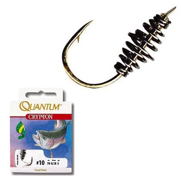 Hamecon Monte Truite Quantum Specialist Paste Hook - 70cm - Par 5 20/100