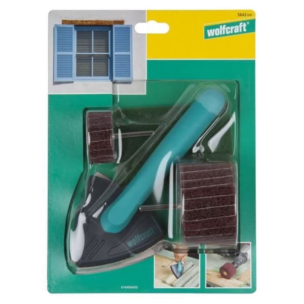 wolfcraft 7-delad träpoleringsset 5642000