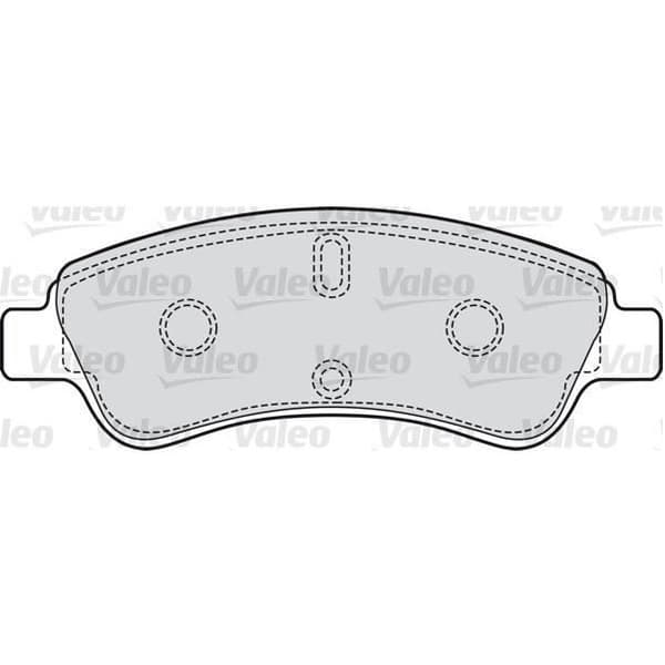 VALEO Bromsbeläggssats VAL598464