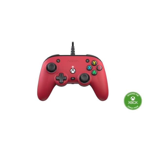 Spelkontroll - Nacon - Pro Compact Controller - Röd - Anpassningsbar - USB