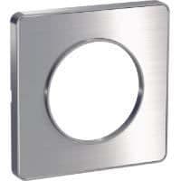 Schneider Odace Touch Alu Borstad 1 stolpe