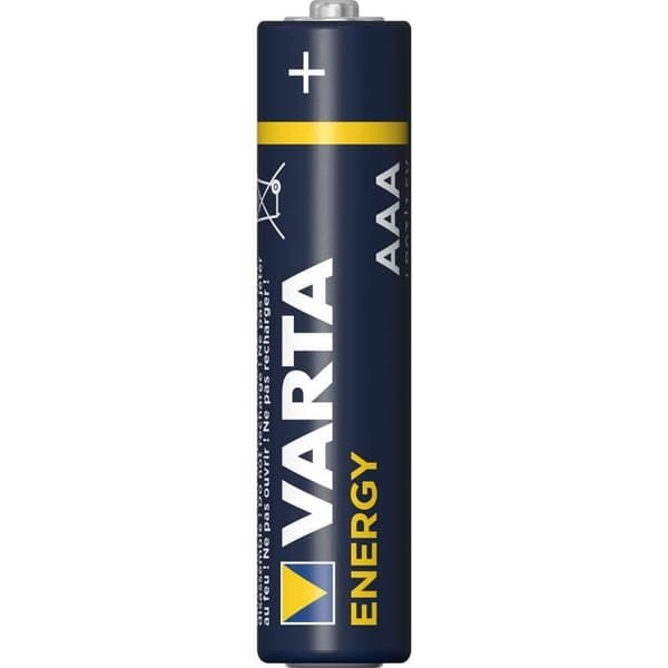 VARTA Pack med 24 alkaliska batterier Energy AAA (LR03) 1,5V