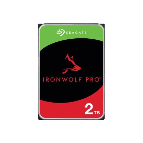 Hårddisk - SEAGATE - IRONWOLF PRO - 2To - SATA/600 - 7200 varv/min - 256 Mo cache
