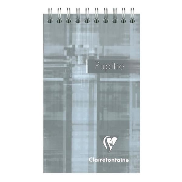 Blockpärm - CLAIREFONTAINE - 8,5x14 - Helbindning - 160 sidor - Linjerad