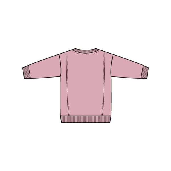 Hummel Mini Pintuck baby sweatshirt - pink nektar