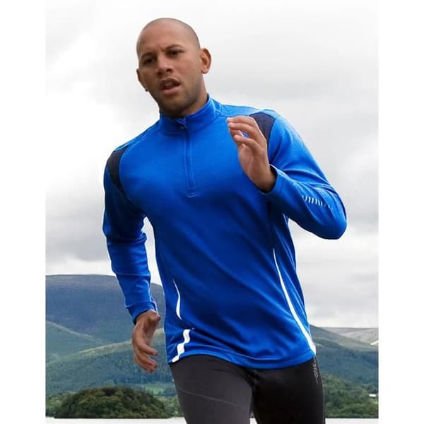 Maillot Spiro Trial - kunglig/blå/vit