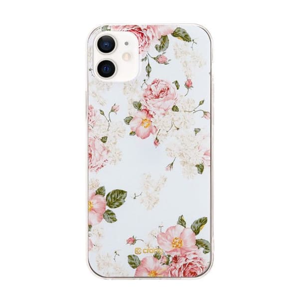 Telefonfodral - Crong - Blomsterfodral - Blommönster - Flexibelt - Guld