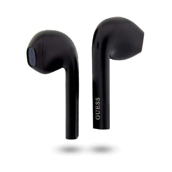 Guess True Wireless Script Logo BT5.3 - TWS hörlurar + laddningsfodral (svart)