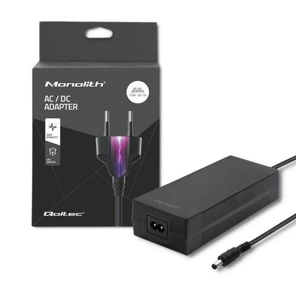 Kontorsmatning - QOLTEC - 120W - 24V - 5A - Mångsidig