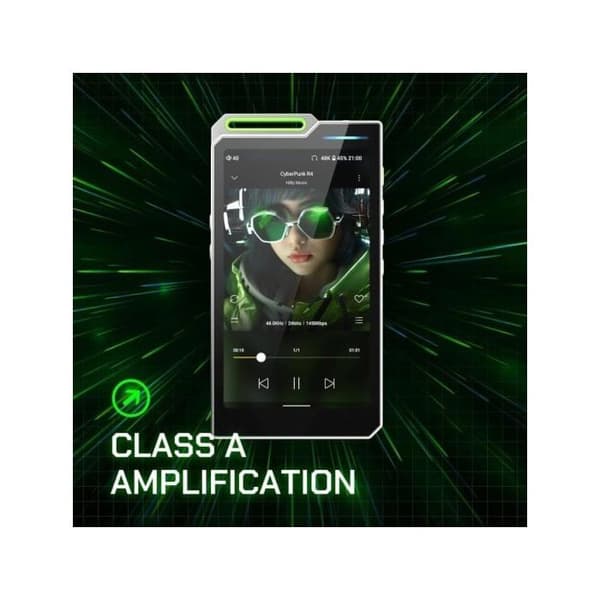 Hiby R4 Hi-Res-spelare med Android 12 Silver