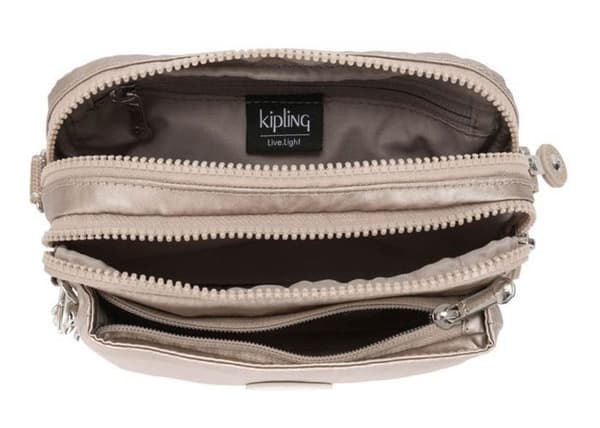 Crossbody axelväska - kipling - Basic Plus Abanu - Beige - 100% polyamid - 245 g